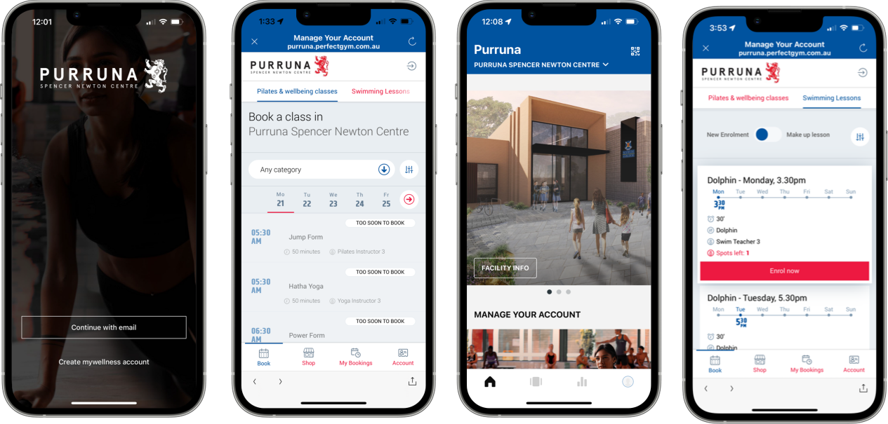Purruna App 4 Screens